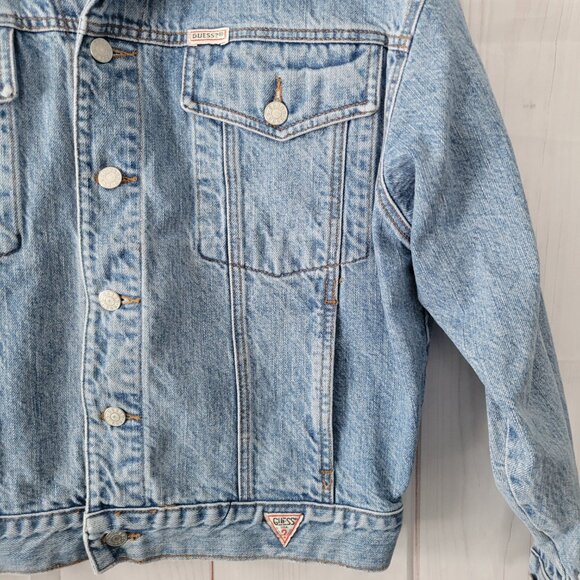 Vintage Guess Jeans 100% Cotton Made in USA Georges Marciano Women’s M Denim - Picture 2 of 6